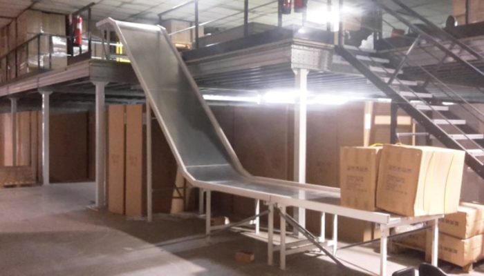 plateforme de stockage industriel