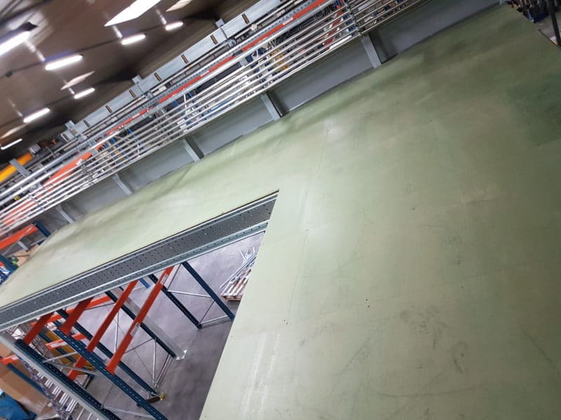 plancher de plateforme de stockage