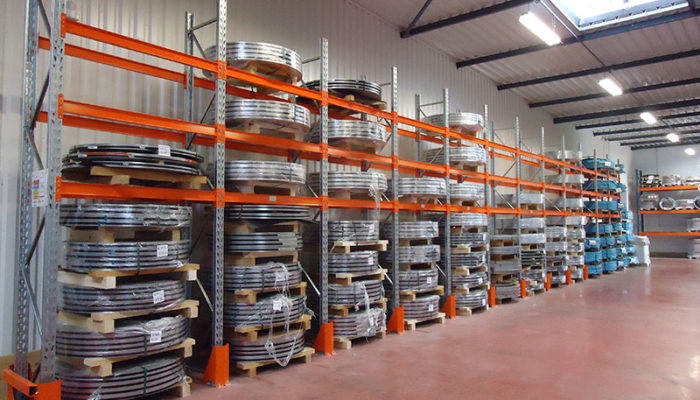 Rack à palettes pour stockage lourd