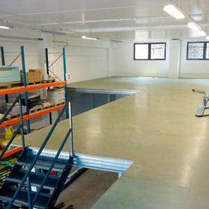 plateforme et mezzanine
