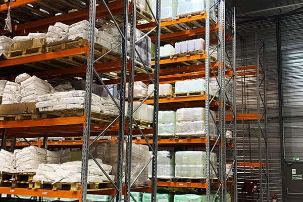 rack à palettes industriel