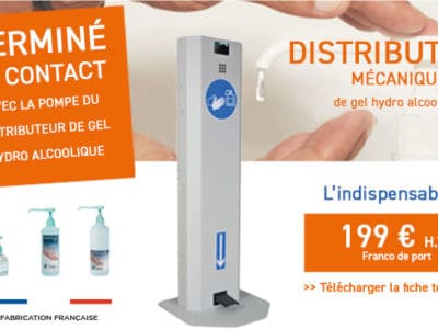 Distributeur de Gel Hydroalcoolique