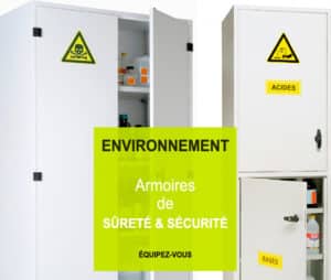 Armoires de sûreté pour produits chimiques ou phytosanitaires