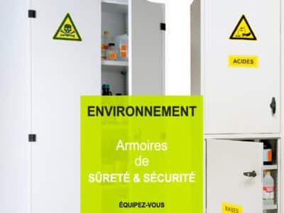 Armoires de sûreté pour produits chimiques ou phytosanitaires