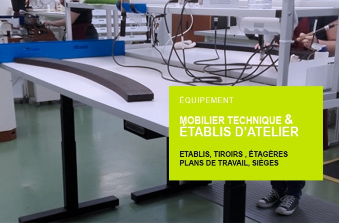 Mobilier Technique et établis d'atelier