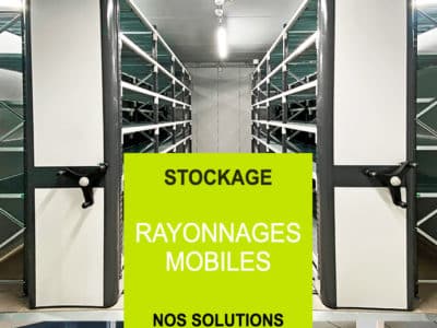 Stockage de vos archives sur rayonnage mobile