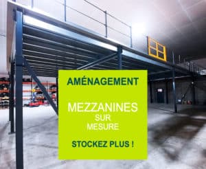 mezzanine industrielle pour stockage