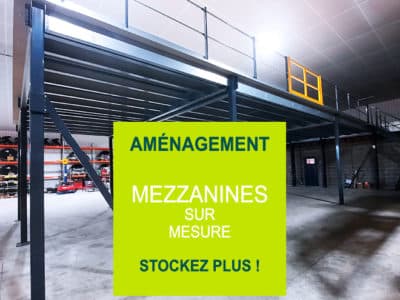 mezzanine industrielle pour stockage