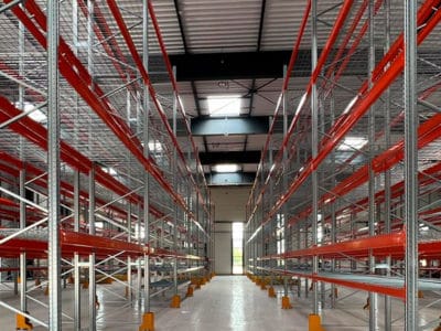 Stockage sur niveau pour charges lourdes dans vos entrepôts.