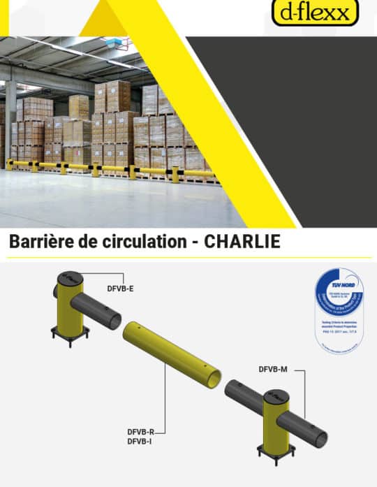 Protection Barrière de circulation dans entrepôt D-Flexx CHARLIE