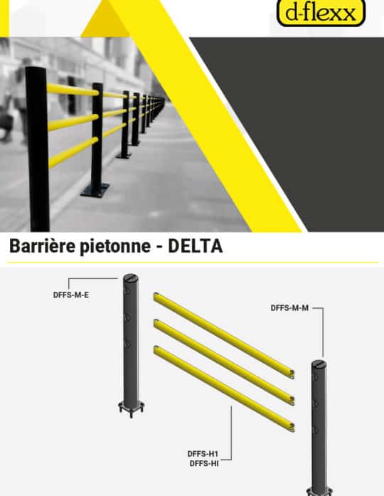 Protection Barrière piétonne D-Flexx DELTA 3