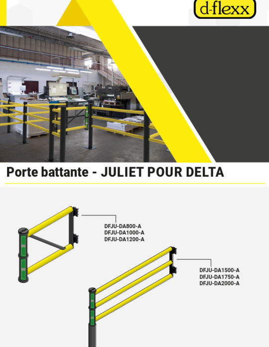 Porte battante entrepôts et ateliers D-Flexx JULIET POUR DELTA