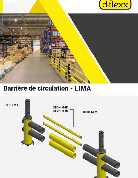 Fiche technique Barrière de circulation D-Flexx LIMA