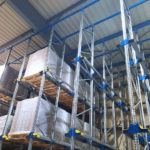 Stockage en rack à palettes dynamique