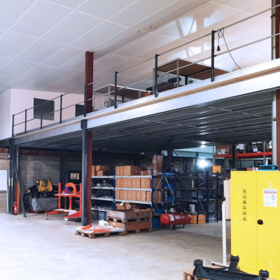 Aménagement de mezzanine industrielle