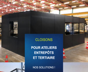 cloison bureau tertiaire entrepôt