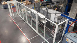 Cloison sécurité pour production