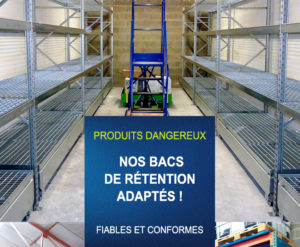 Rétention sur rayonnage