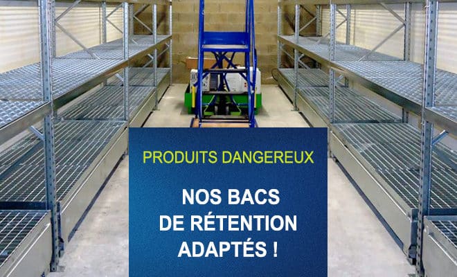 Rétention sur rayonnage