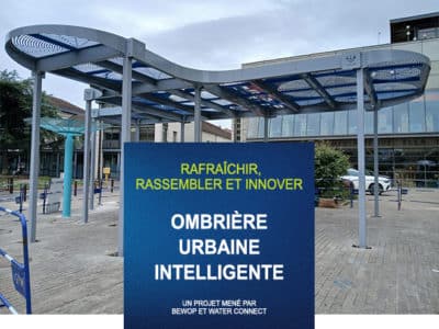 Abri urbain sur mesure fabriqué en France pour collectivités