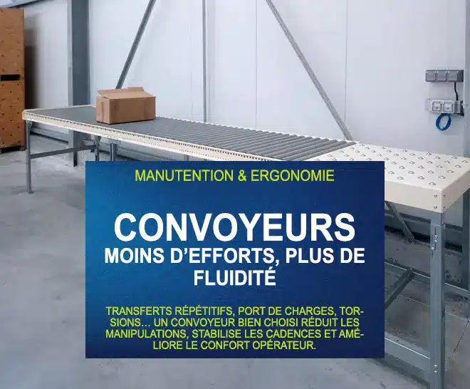 Convoyeur à rouleaux avec table à billes pour transférer et orienter les cartons avec moins d’effort