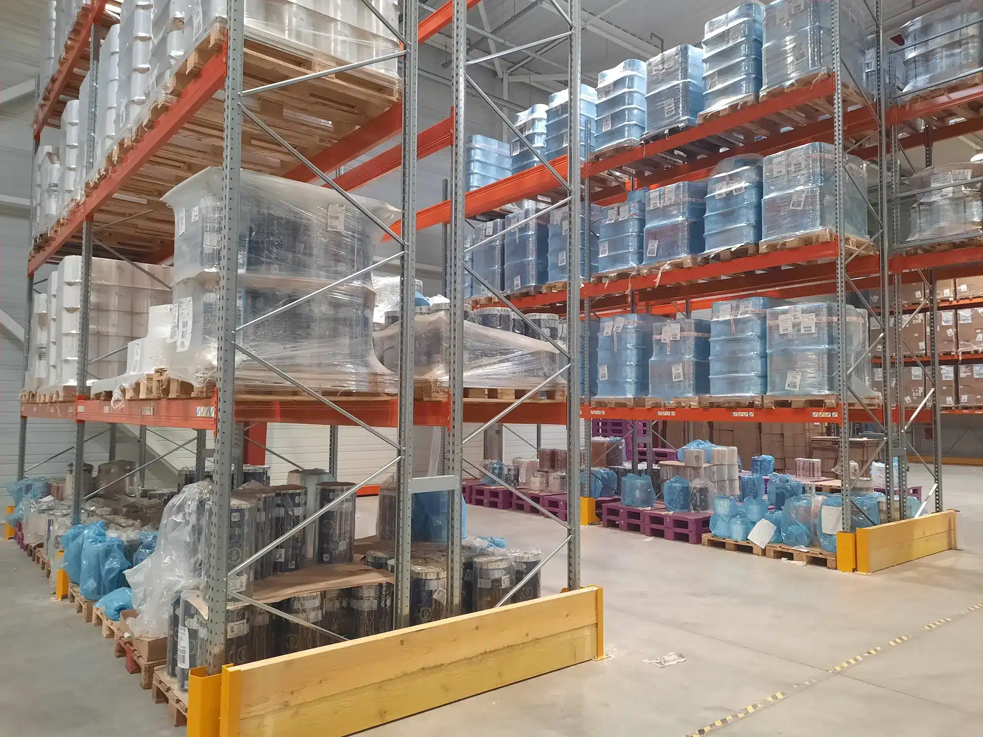 Rack à palettes pour entrepôt en région Centre-Val de Loire