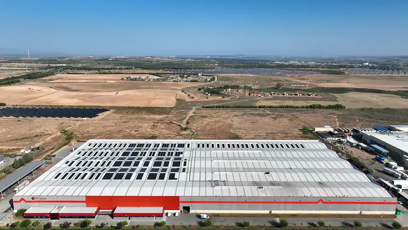 Site de production AR Racking à Tudela en Espagne